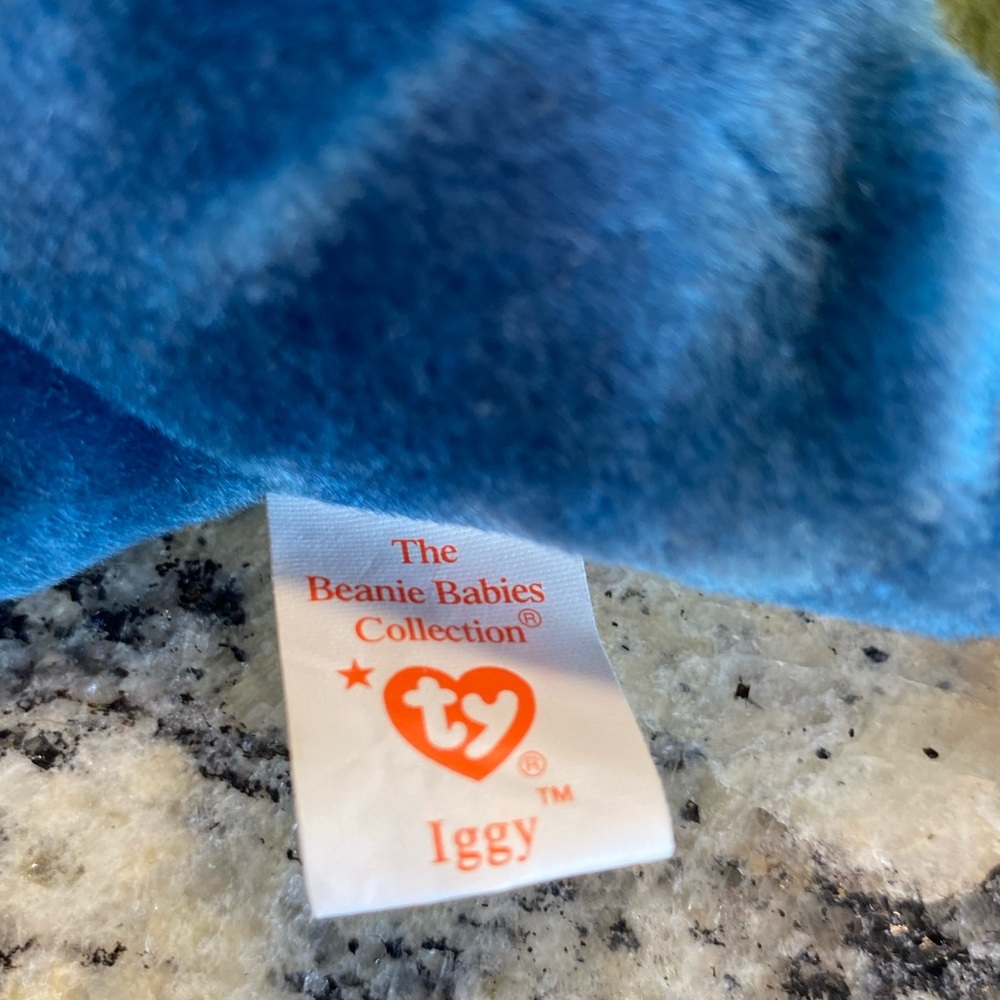 1997 TY INC. Beanie Babies Iggy the Chameleon. RARE with TAG ERRORS - Picture 5 of 8